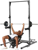 Power Squat Rack Weight Lifting Adjustable with Pull Up Bar for Home Gym