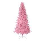 Pink Artificial  Christmas Tree, 8Ft Full Tree, with Metal Stand