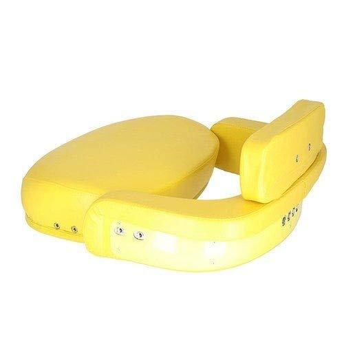 seat 3-piece set vinyl yellow john deere
