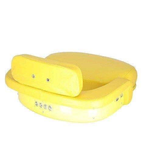 seat 3-piece set vinyl yellow john deere
