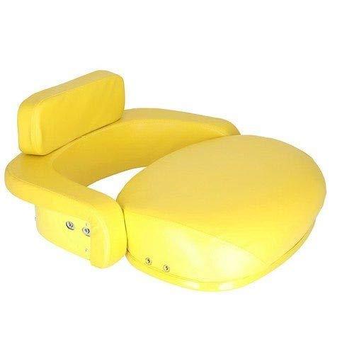 seat 3-piece set vinyl yellow john deere