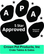 Crown Pet Products Pet Crate End Table