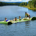 Costway 3-Layer Floating Water Pad 12' x 6' Floating Oasis Foam Mat for Relaxing Green