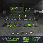 60V 17" Brushless Cordless Push Lawn Mower, 2-in-1 Mulching/Bagging, 4.0Ah Battery and 3A Charger(40min Runtime)