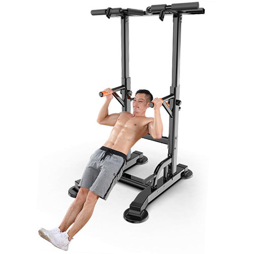 snorda Power Tower Dip Station Adjustable Pull Up Bar Strength Training Exercise Indoor