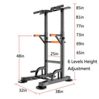 snorda Power Tower Dip Station Adjustable Pull Up Bar Strength Training Exercise Indoor