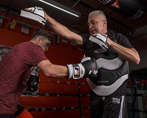 Fighting Sports Fighting Sports Tri-Tech Pro Body Protector, Black/White, Large