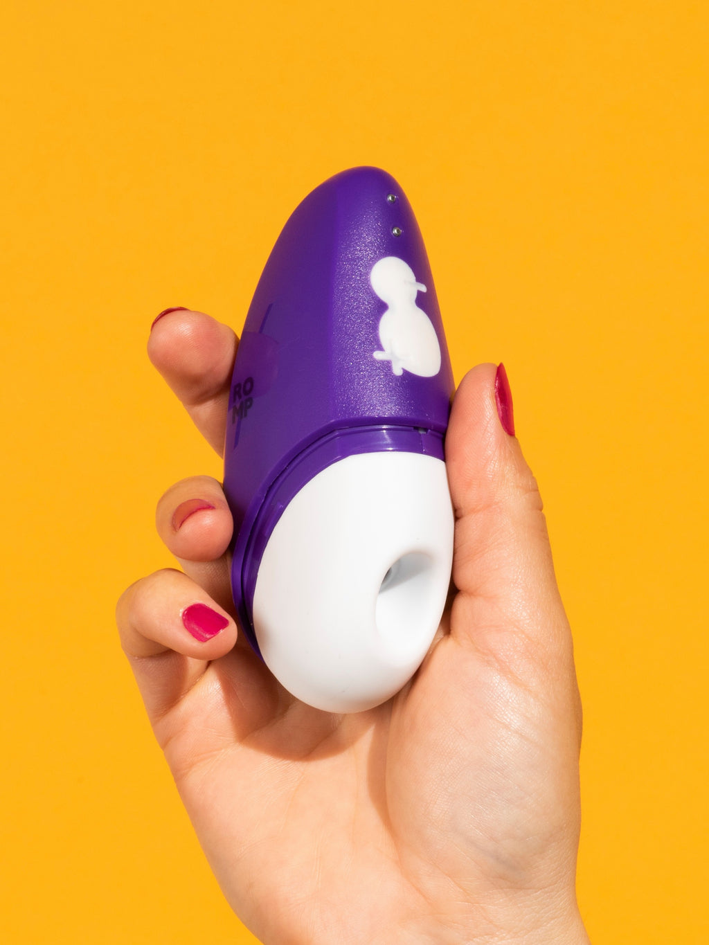 ROMP Rechargeable Travel Clitoral Suction Stimulator, Purple