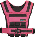 Gymnastics Power - Weighted Vest 25lb Removable Iron Weights for Men and Women Weighted Vest Workout for Calisthenics and Fitness Sport Training (Pink)