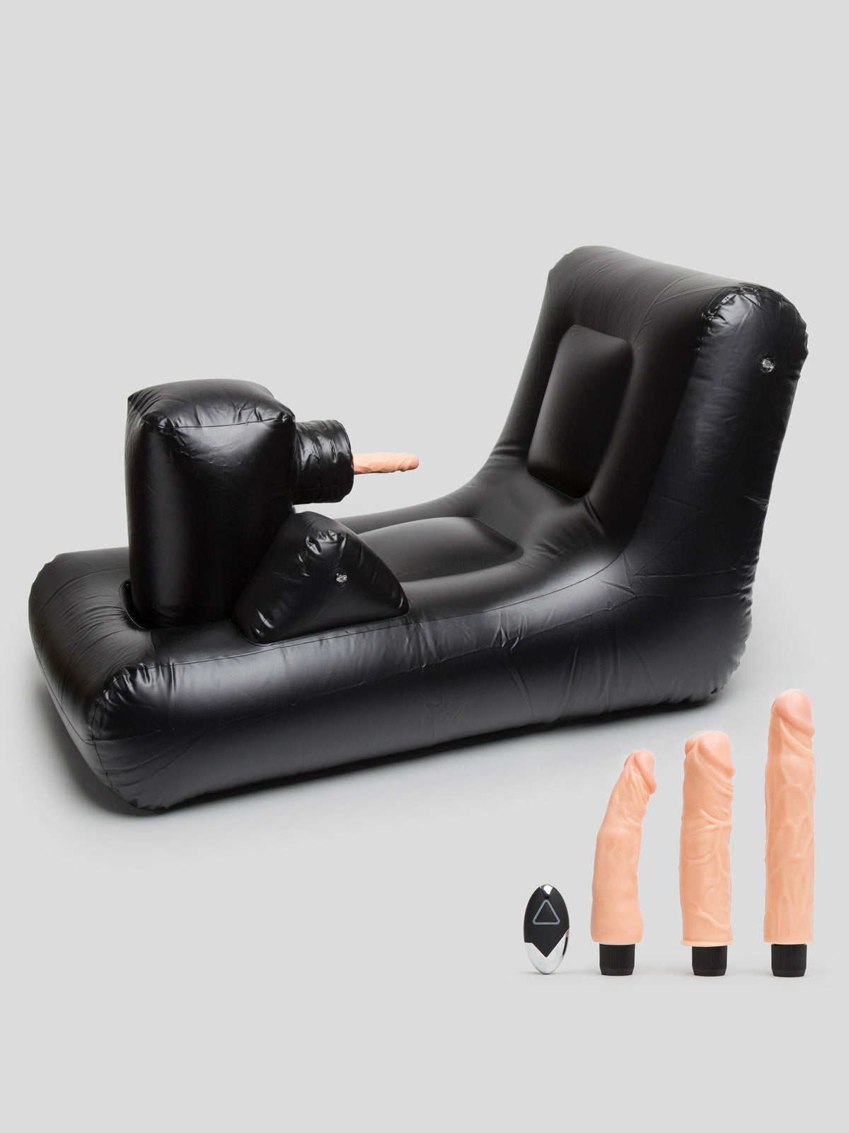 Dark Magic Inflatable Remote Control Thrusting Sex Machine, Black
