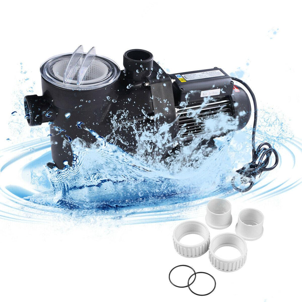 1.5hp swimming pool electric pump spa dc 5040 gph 1-1/2" npt water above ground