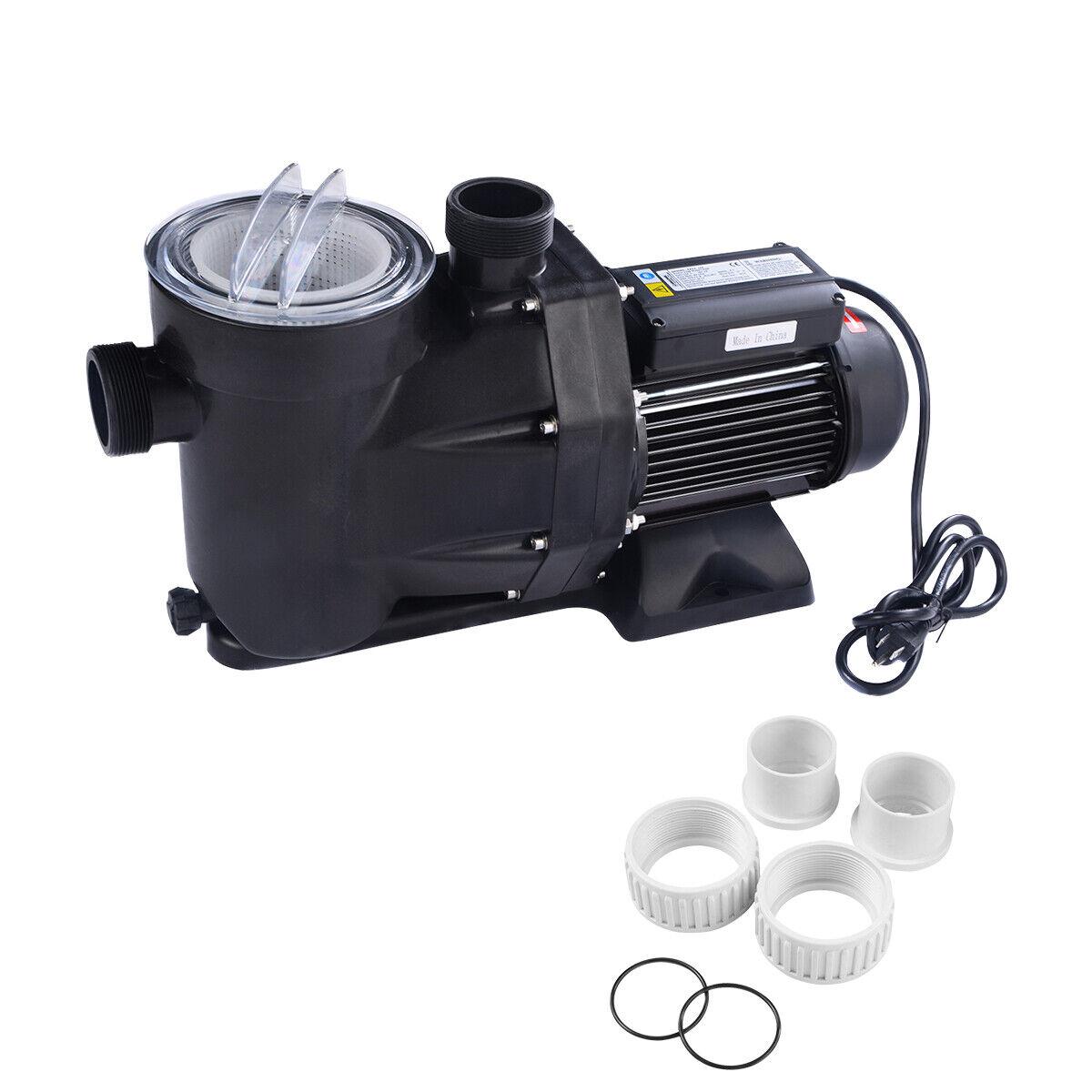 1.5hp swimming pool electric pump spa dc 5040 gph 1-1/2" npt water above ground