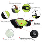 KDKDA Dog Life Jackets with Extra Padding for Dogs Dog Buoyancy Aid Swimming Life Jacket Reflective Saver Preserver Floatation Vest Float Coat