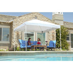 NS HPP 100 10 ft. x 10 ft. Commercial Instant Canopy-Pop Up Tent with Wall Panel White
