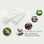 milking machine for goats and cow 2 in 1,pulsation vacuum pump electric 7l milker,food-grade,us standard.