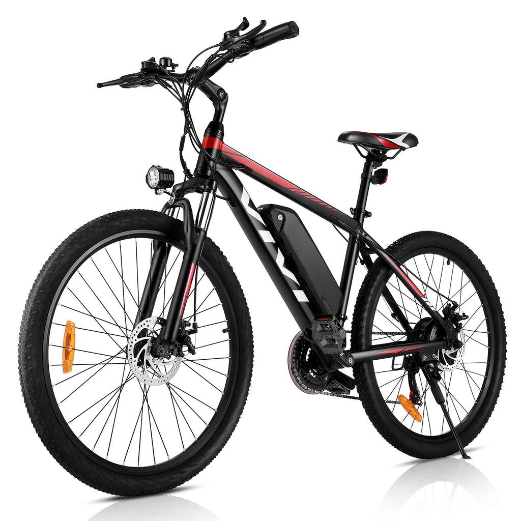 VIVI 26" 350W Electric Bike Electric Mountain Bicycle for Adults,  Aluminum Alloy Electric Mountain Bicycle 20MPH Adult Bike with Removable 10.4Ah  Lithium-Ion Battery &amp; 21 Professional Speed Shifter