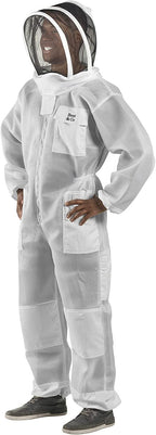 bees &amp; co u84 ultralight beekeeper suit with fencing veil