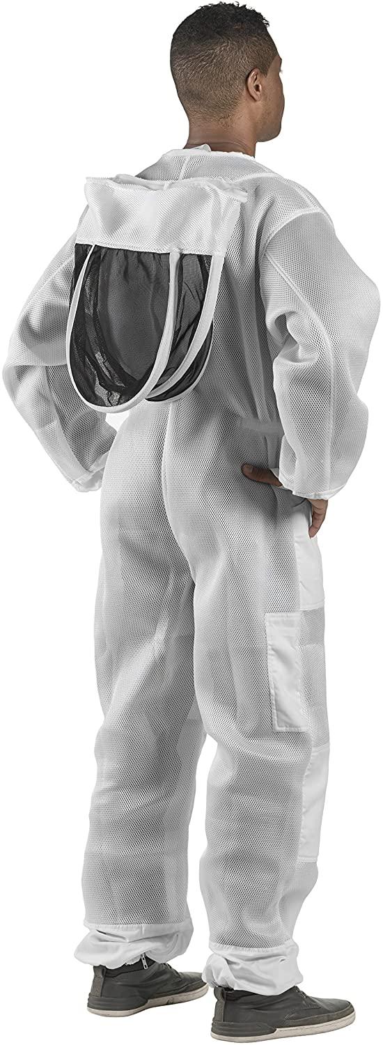 bees &amp; co u84 ultralight beekeeper suit with fencing veil