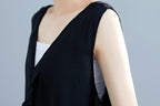 Three-dimensional Pocket V-neck Sleeveless Jumpsuit September