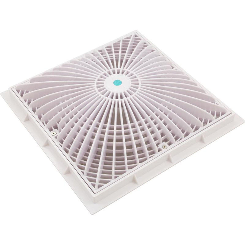 AquaStar Pool Products Cover, Aquastar MoFlo, 12" Square, w/ Frame, White
