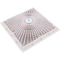 AquaStar Pool Products Cover, Aquastar MoFlo, 12" Square, w/ Frame, White