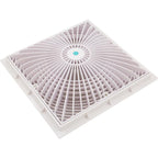 AquaStar Pool Products Cover, Aquastar MoFlo, 12" Square, w/ Frame, White