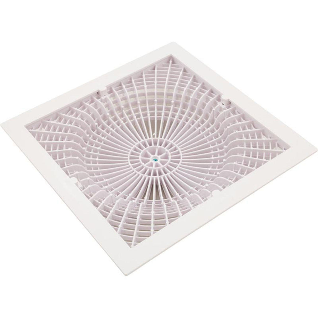 AquaStar Pool Products Cover, Aquastar MoFlo, 12" Square, w/ Frame, White
