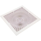 AquaStar Pool Products Cover, Aquastar MoFlo, 12" Square, w/ Frame, White