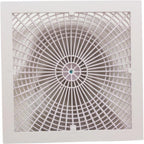 AquaStar Pool Products Cover, Aquastar MoFlo, 12" Square, w/ Frame, White