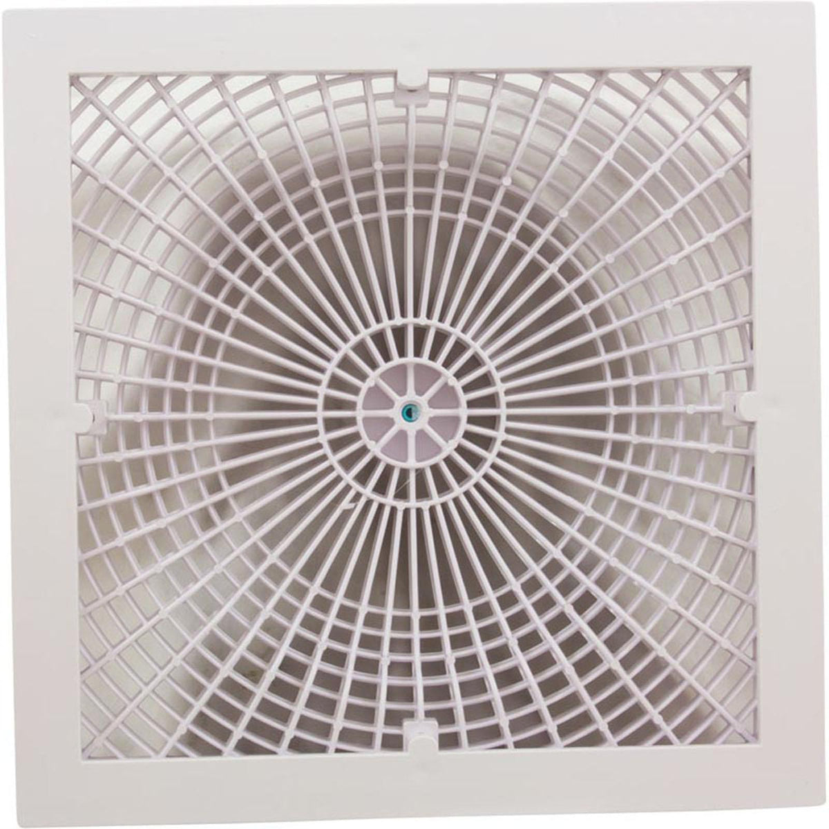 AquaStar Pool Products Cover, Aquastar MoFlo, 12" Square, w/ Frame, White