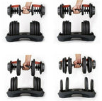 FitNest - Adjustable Dumbbells Set of 2 x 52.5 lbs Each Dumbbell (105 lbs Total)