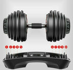 FitNest - Adjustable Dumbbells Set of 2 x 52.5 lbs Each Dumbbell (105 lbs Total)