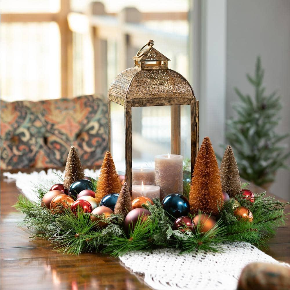 27 in. Unlit Multi-Color Festive Ornamental Pine Artificial Christmas Wreath
