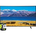 samsung 55" hdr 4k uhd smart curved tv 2020 model with 1 year extended warranty