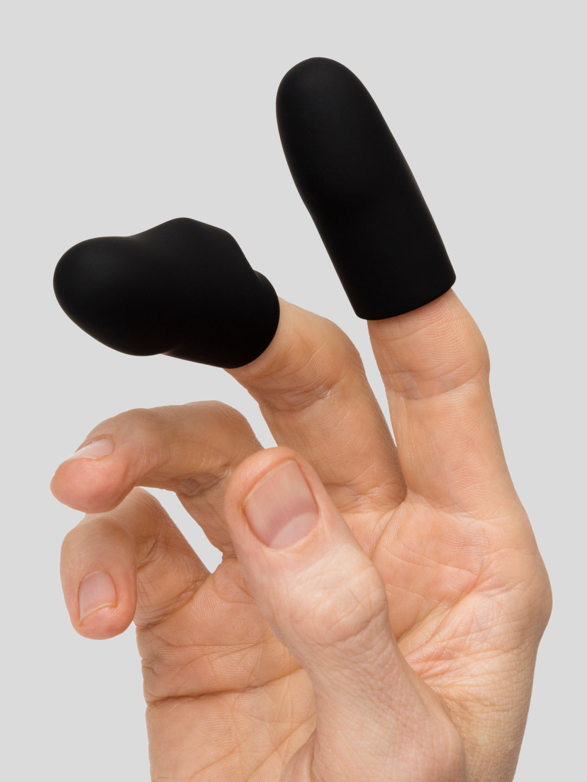 ElectraStim Silicone Noir Electro Finger Sleeves , Black
