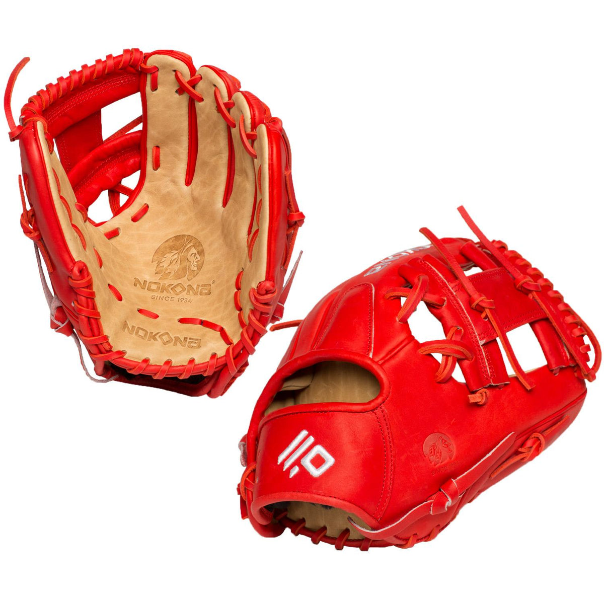 Nokona 11.5" SKN Series Baseball Glove, Right Hand Throw