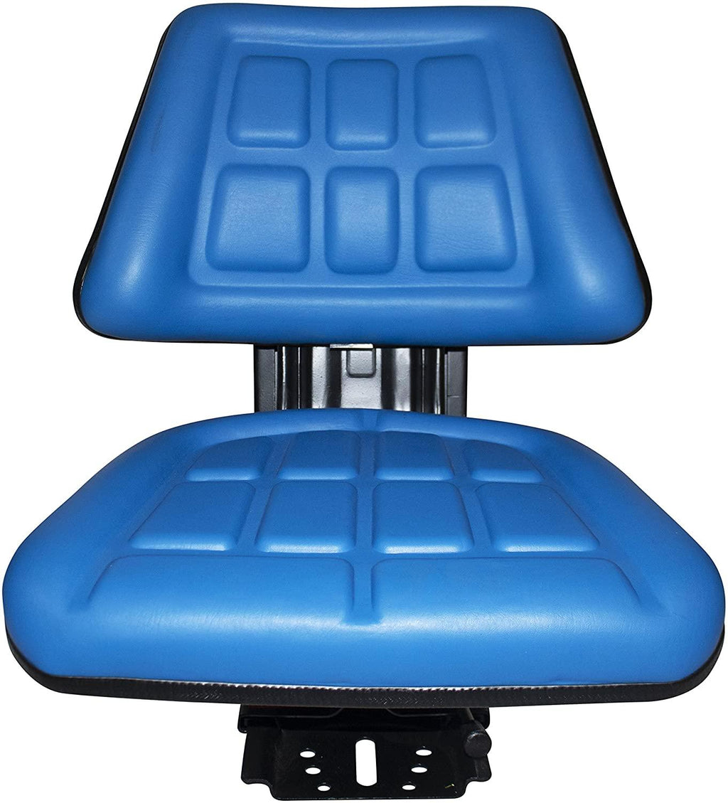 blue trac seats brand triback style universal tractor suspension seat with tilt fits ford/new holland 3000 3010 3300 3330 3400 3600 3610 (same day  - delivers in 1-4 business days)