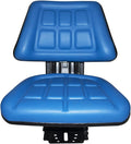 blue trac seats brand triback style universal tractor suspension seat with tilt fits ford/new holland 3000 3010 3300 3330 3400 3600 3610 (same day  - delivers in 1-4 business days)