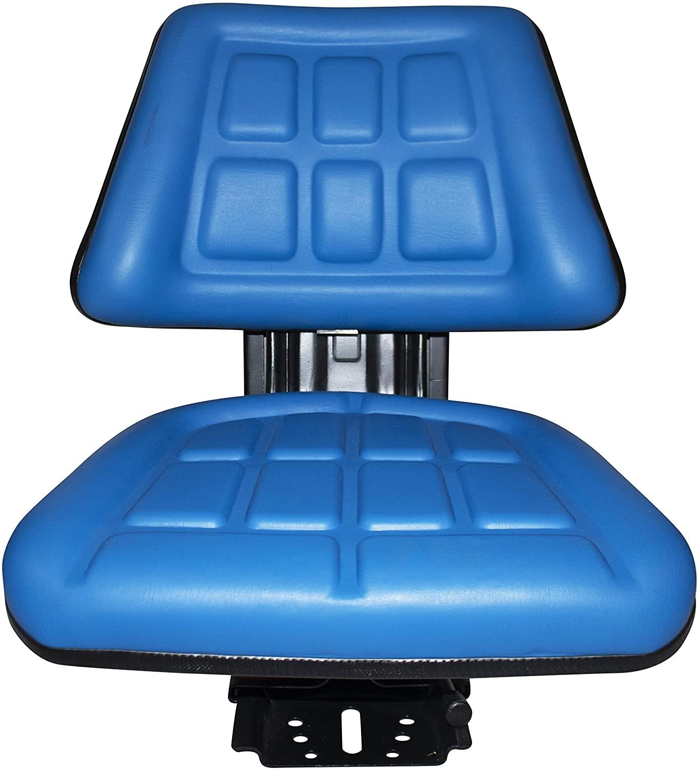 blue trac seats brand triback style universal tractor suspension seat with tilt fits ford/new holland 3000 3010 3300 3330 3400 3600 3610 (same day  - delivers in 1-4 business days)