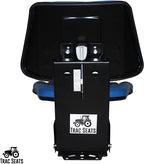 blue trac seats brand triback style universal tractor suspension seat with tilt fits ford/new holland 3000 3010 3300 3330 3400 3600 3610 (same day  - delivers in 1-4 business days)