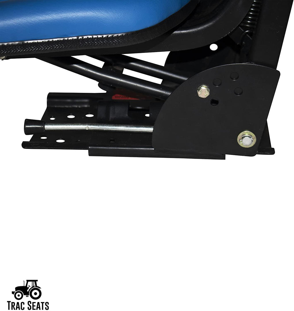 blue trac seats brand triback style universal tractor suspension seat with tilt fits ford/new holland 3000 3010 3300 3330 3400 3600 3610 (same day  - delivers in 1-4 business days)