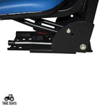 blue trac seats brand triback style universal tractor suspension seat with tilt fits ford/new holland 3000 3010 3300 3330 3400 3600 3610 (same day  - delivers in 1-4 business days)