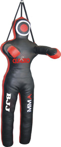 QUADRO Jiu Jitsu MMA Martial Arts Grappling Dummy Punching Bag With Hanging Strap Black - 48 inches