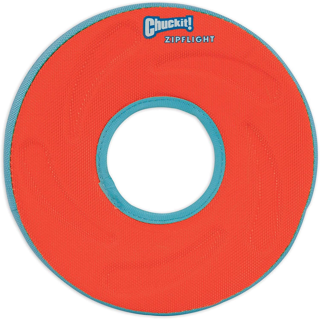 Chuckit! Zipflight Amphibious Flying Ring - Assorted Medium - 8" Diameter (1 Pack) - Pack of 10