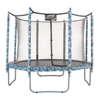 14 ft. Maui Marble Trampoline Appearance Replacement Round Safety Pad with 12-Pole Sve Protectors Set