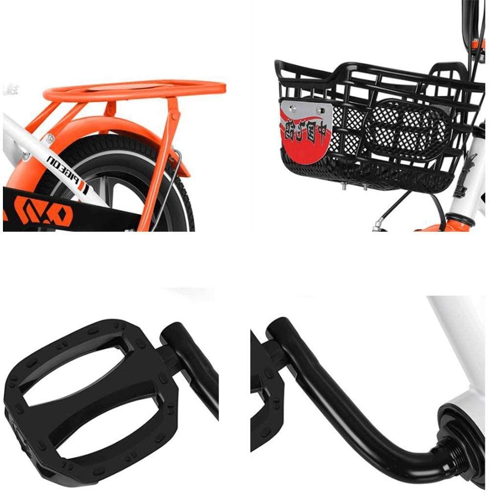 JLFSDB Kids Bike BMX Bike for Kids Boys Girls Bicycle Foldable Children's Bicycles Boys Girls Pedal Bicycle High-Carbon Steel with Flash Wheel,in Size 12” 14” 16” 18” (Color : Pink, Size : 14inch)