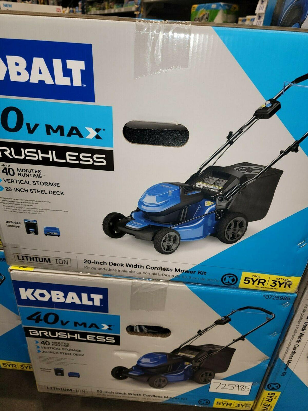 Kobalt KM-1640 40V Cordless Electric Lawn Mower