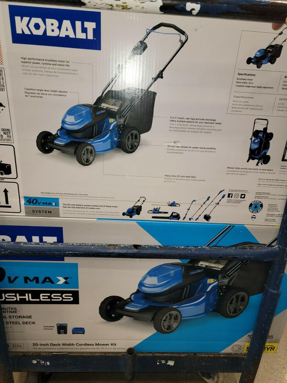 Kobalt KM-1640 40V Cordless Electric Lawn Mower