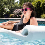 TRC Recreation Super Soft Sunsation Foam Pool Loungers, Pink and Bahama Blue