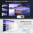 1080p android smart wifi projector full hd proyector airplay bt movie tv 5000lms